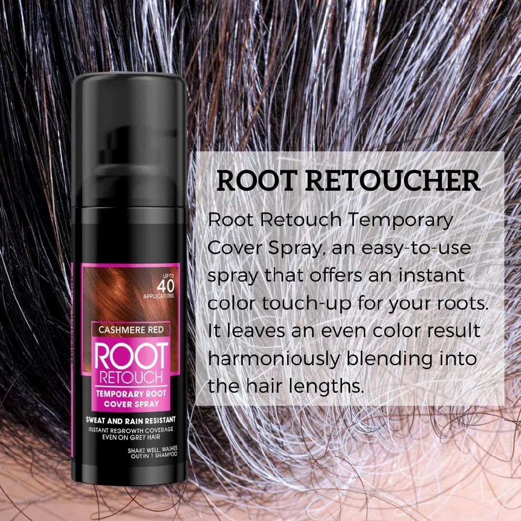 Factory Wholesale Hair Root Touch-up Color Spray Instant Gray Coverage Root Retouch Spray