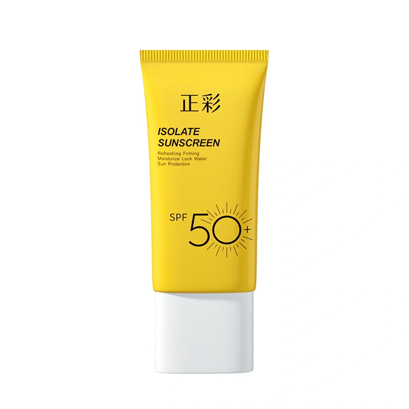 Sunscreen SPF50+Refreshing and Non -Greasy Isolation Protection Spray Outdoor Ultraviolet Waterproof Sweat Sunscreen Emulsion