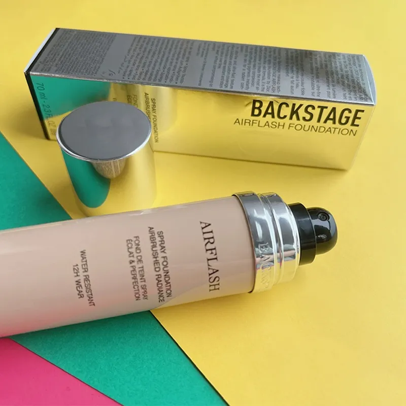 Colorstay Cobertura completa Maquillaje facial sin aceite Air Flash Foundation Spray