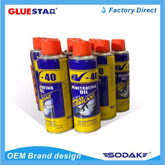 Spray lubricante antioxidante para el cuidado del automóvil que detalla el hogar