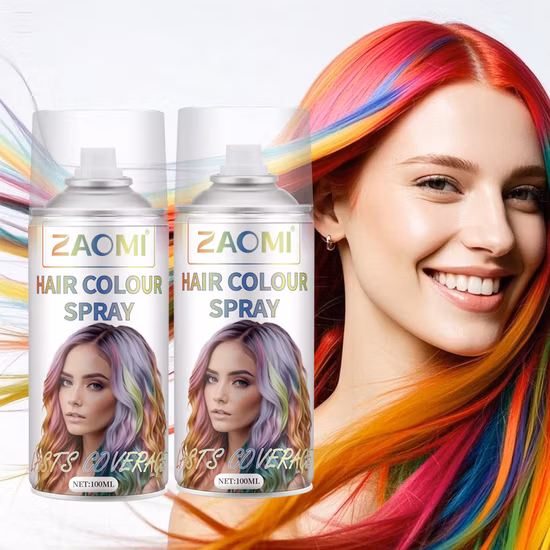 El spray de tinte para el cabello de color al por mayor de fábrica