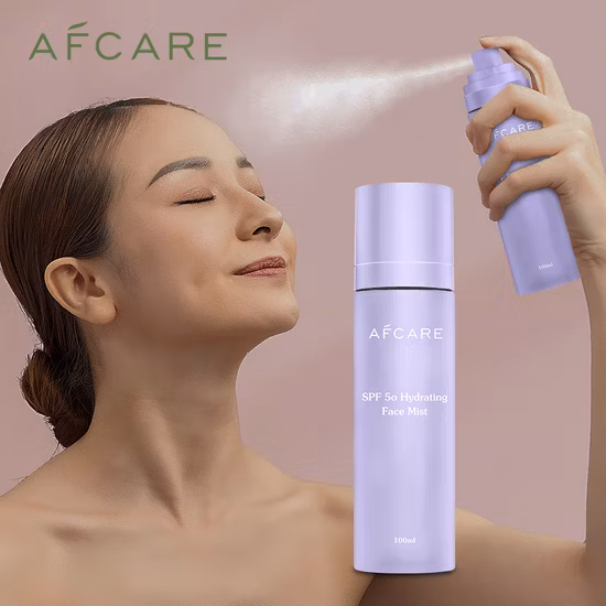 Spray de protección solar facial de óxido de zinc de tamaño de viaje SPF50 PA+++ El mejor protector solar